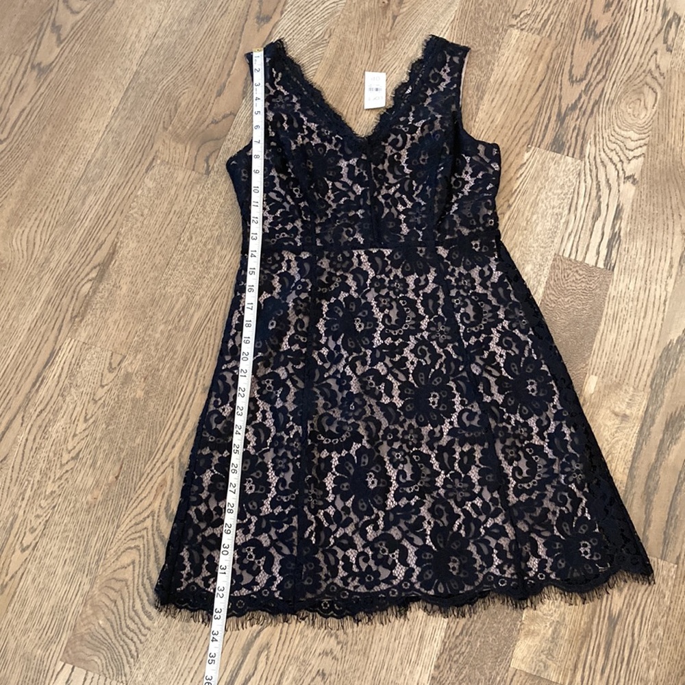 NWT Loft Black Lace cocktail dress - Picture 2 of 8